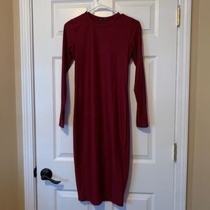 Zara long sleeve bodycon dress